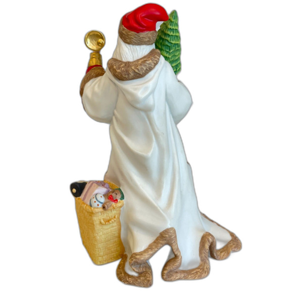 Vintage 1991 Lenox Porcelain International Santa Collection Kris Kringle EUC 9" - Picture 5 of 13